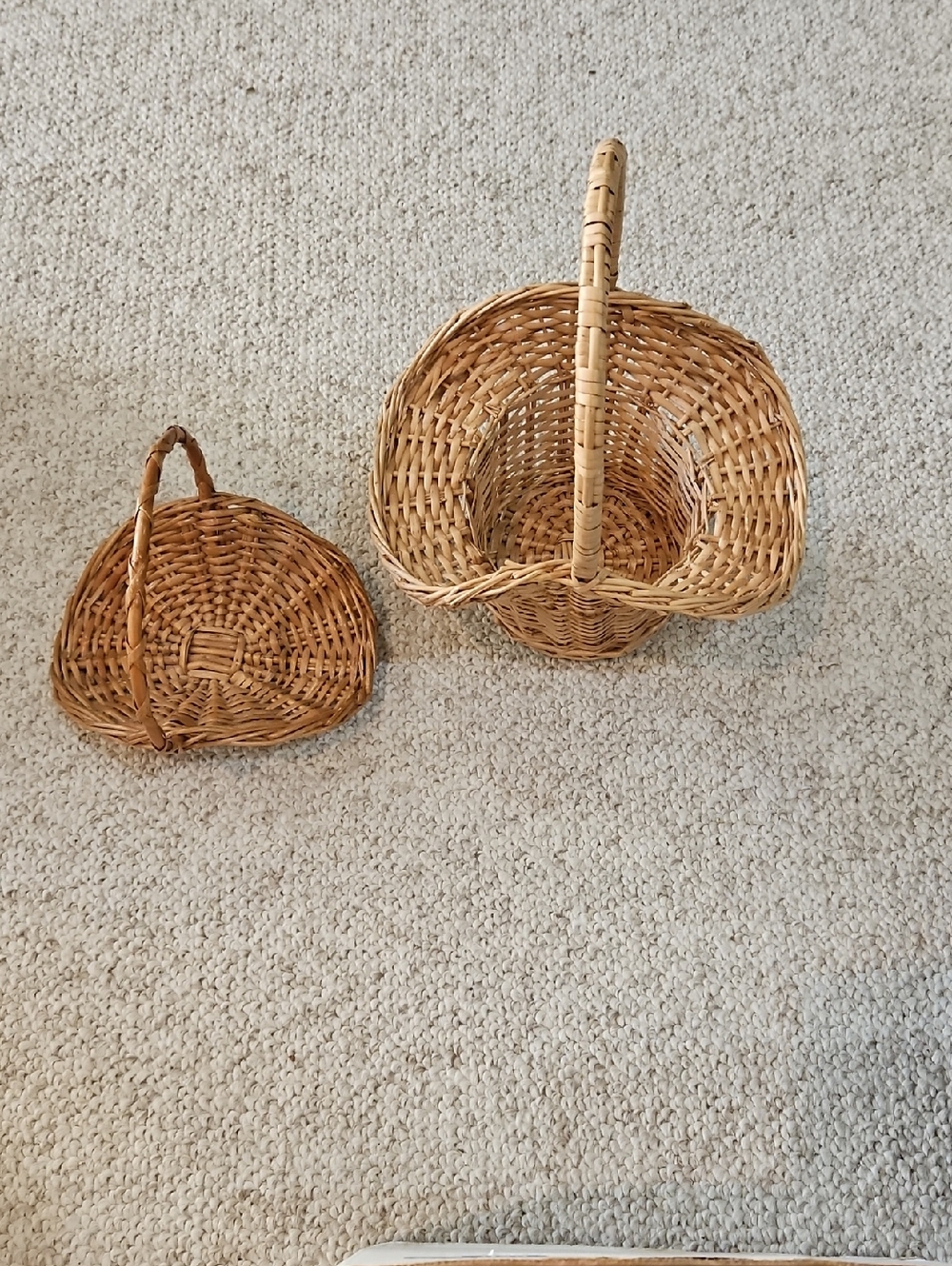 Set Of Vintage Flower Baskets